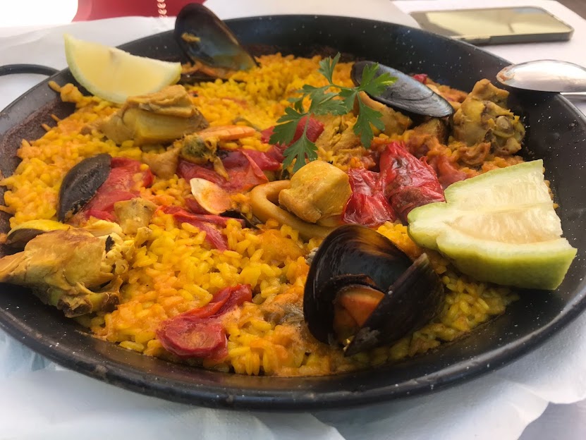 Paella de marisco